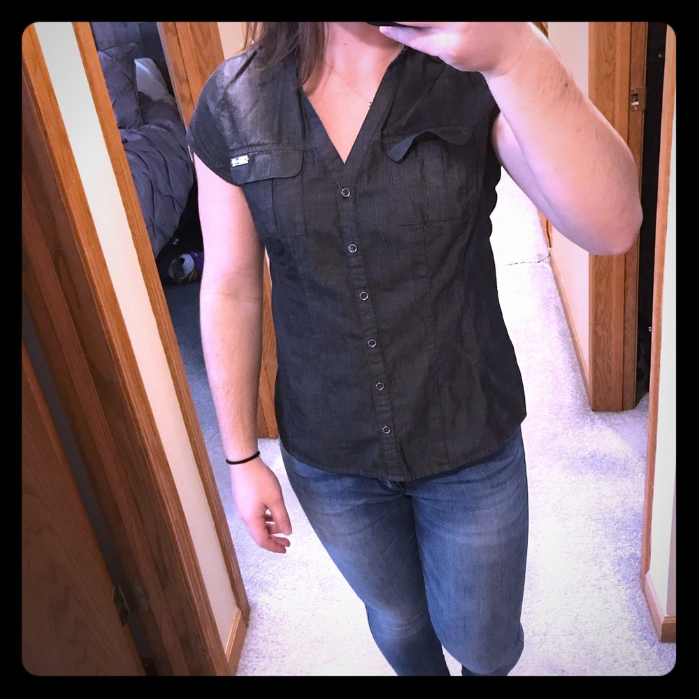 Button down short sleeve